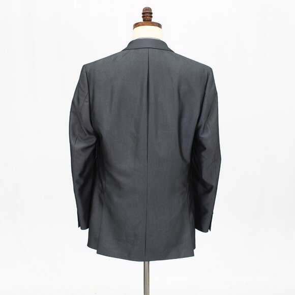 Calvin Klein 40L Gray HB 2-Button Sport Coat Blazer Jacket G845 - Picture 7 of 11